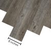 Mohawk Mohawk Basics Waterproof Vinyl Plank Flooring in Dark Gray 2mm, 8 x 8 Sample SPC1319476